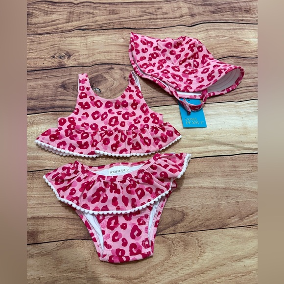 Posh Peanut | Swim | New Posh Peanut Pink Leopard Print Swim Set W  display picture 1